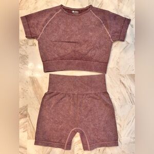 Kids Dusty Rose Sweatpants & Joggers Set